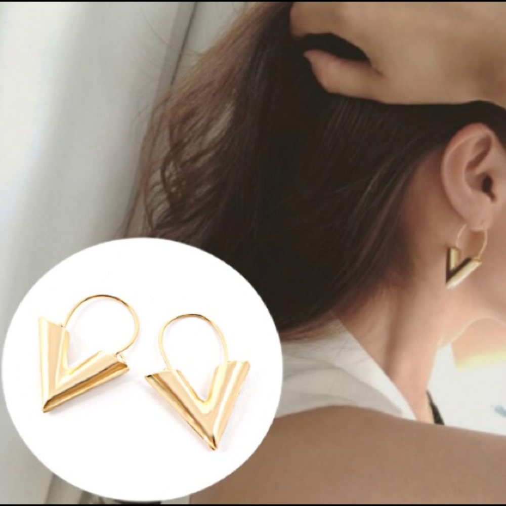 TRENDY Geometric Drop Earrings